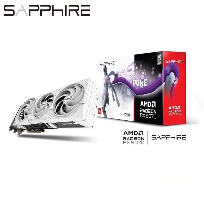 SAPPHIRE PURE RX 9070 Gaming OC 16GB