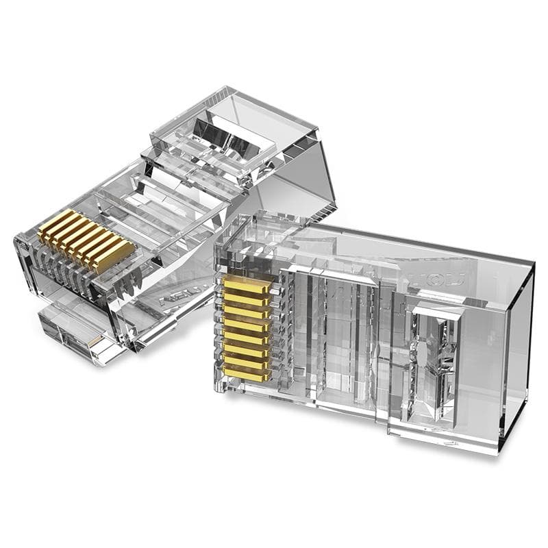 VENTION IDBR0-50 CAT5E UTP RJ45 PLUG TRANSP 50PACK