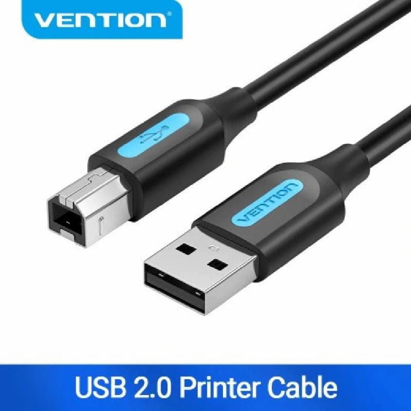 VENTION COQBL KABEL USB PRINTER 2.0 A Male to B Male BLACK PVC 10M