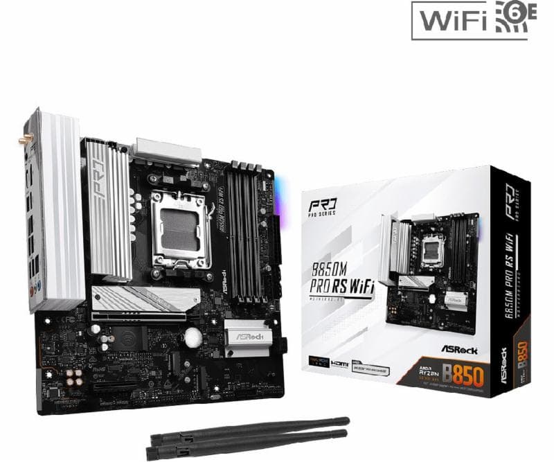 ASROCK B850M PRO RS WIFI (Socket AMD AM5, DDR5)