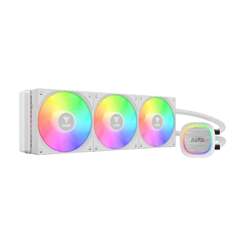 GAMDIAS AURA GL360 V2 WH (WHITE) PERFORMANCE ARGB LIQUID COOLER