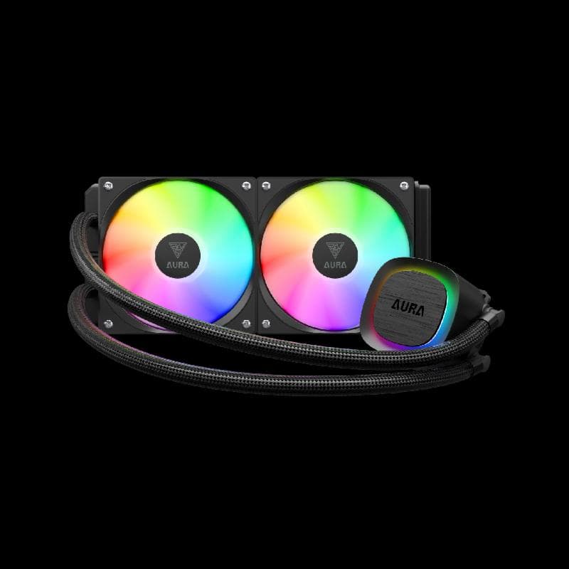 GAMDIAS AURA GL240 V2 (BLACK) PERFORMANCE ARGB LIQUID COOLER