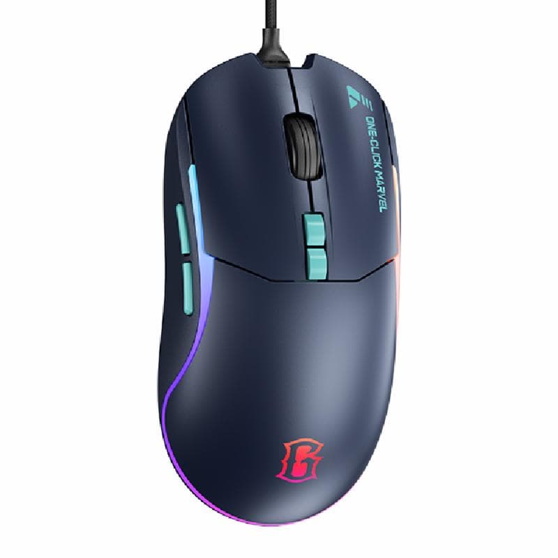 GAMEN GM220 (Blue) RGB Gaming Mouse Macro Wired 7200 DPI