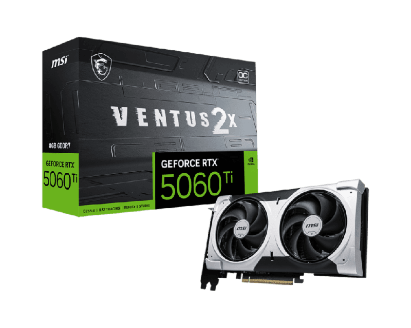 MSI RTX 5060 TI VENTUS 2X OC PLUS 8GB GDDR7