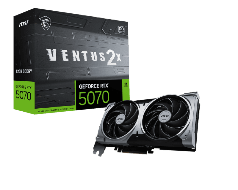 MSI GeForce RTX 5070 VENTUS 2X OC 12GB GDDR7