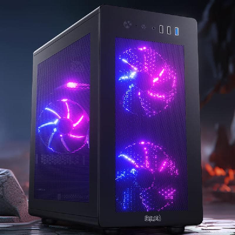 GAMEN GCS110 (BLACK) mATX Gaming Case