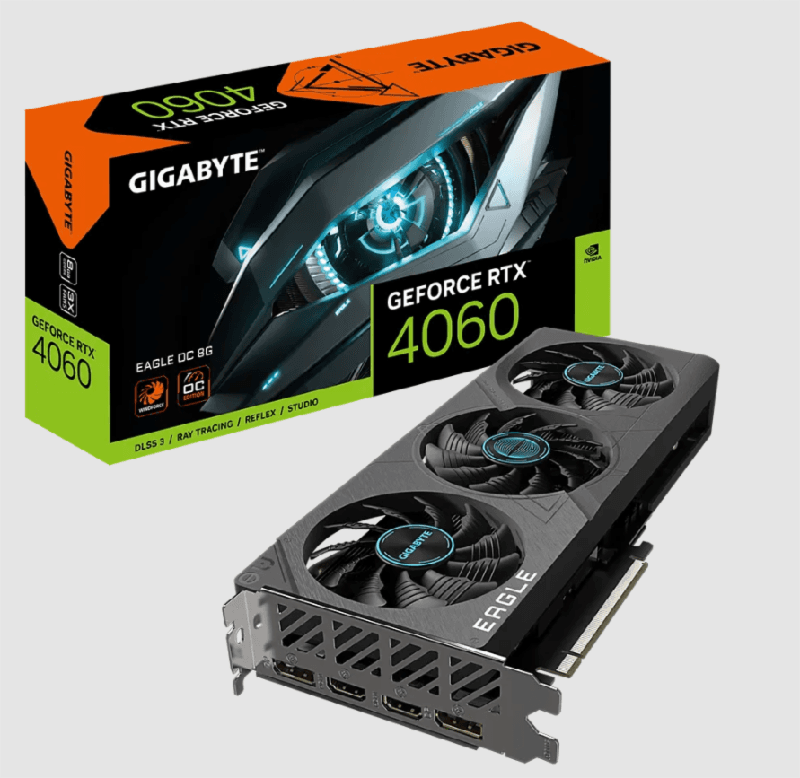 GIGABYTE RTX 4060 EAGLE OC 8G - 8GB GDDR6