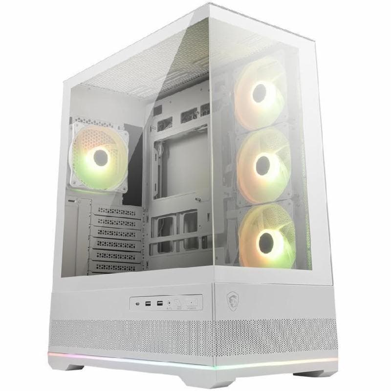 MSI MAG PANO 110R PZ (WHITE) ATX GAMING CASE FREE 4 FAN ARGB