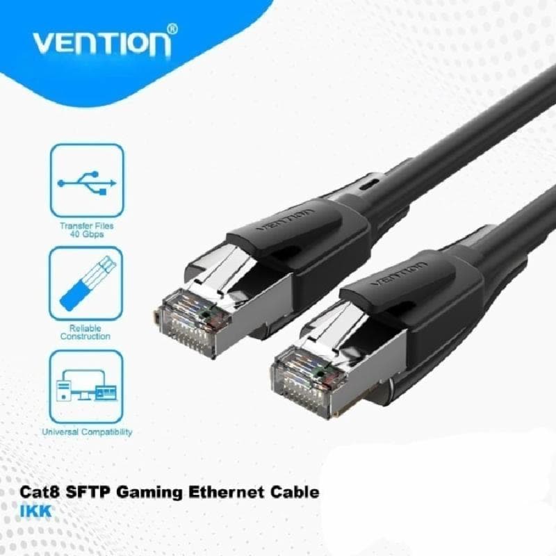 VENTION IKKBN 15M KABEL LAN Cat8 SFTP Patch Cable Black