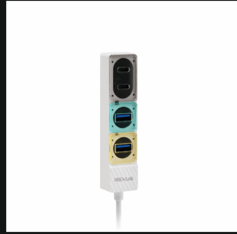 REXUS RXH-377 V.3.2 4 PORT(GREY) USB HUB