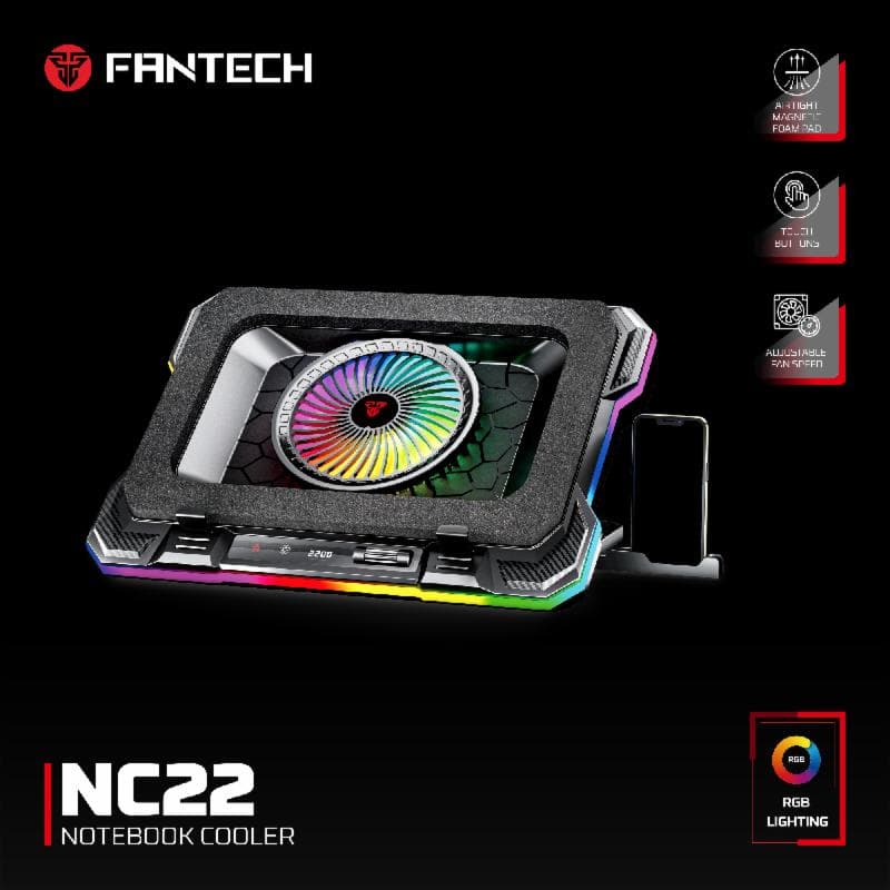 FANTECH NC22 AEROLIFT AIRTIGHT VACUM PRO NOTEBOOK COOLER