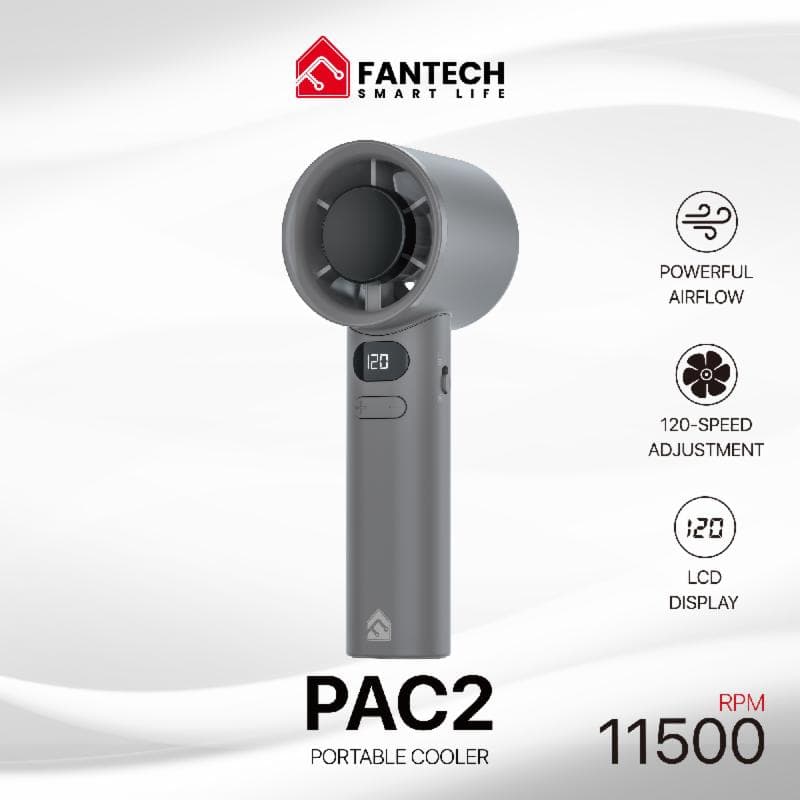 FANTECH PAC2 (GREY) KIPAS PORTABLE COOLER