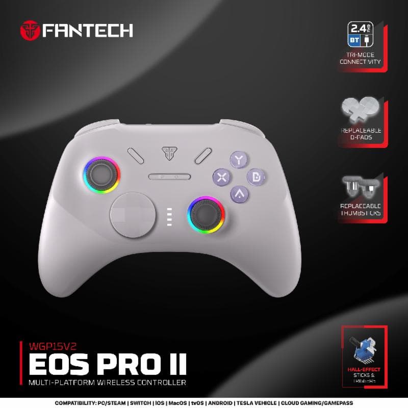 FANTECH WGP15V2 EOS PRO II (GREY) GAMING GAMEPAD