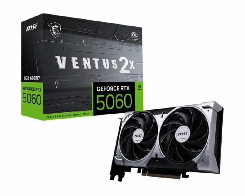 MSI RTX 5060 VENTUS 2X OC 8GB GDDR7