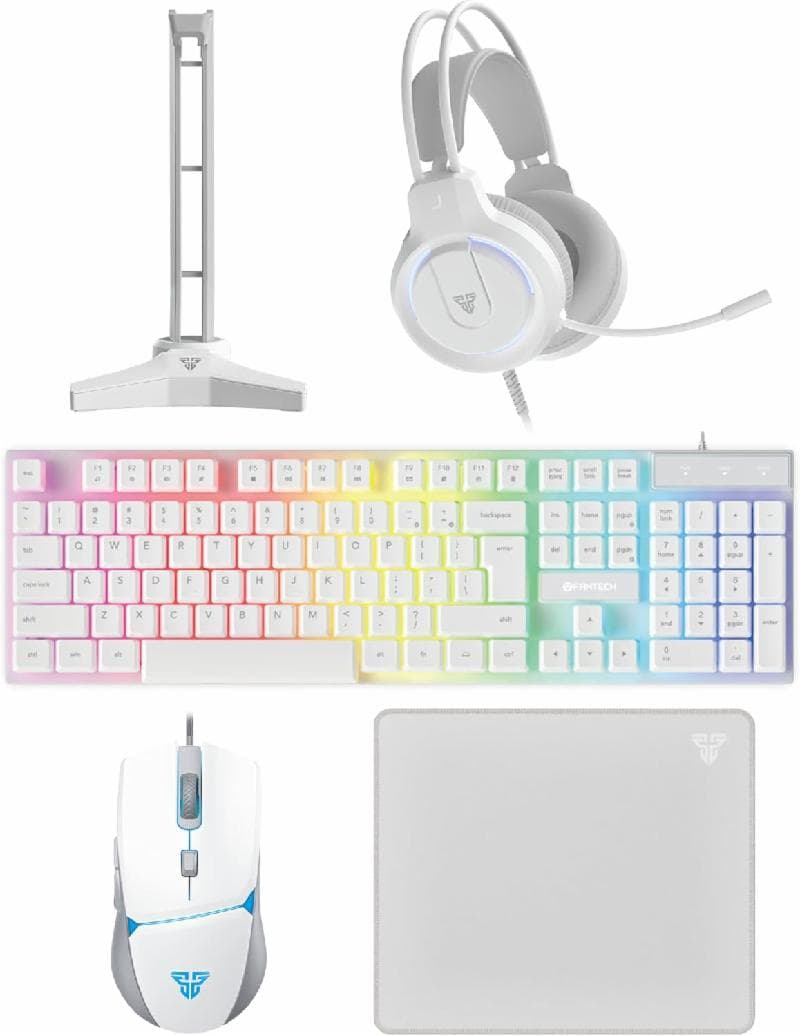 FANTECH P51 (WHITE) (5 IN 1 POWER BUNDLE) GAMING SET COMBO