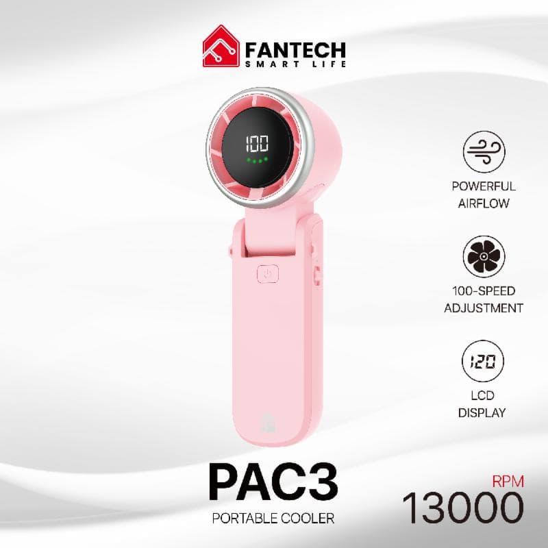 FANTECH PAC3 (PINK) KIPAS PORTABLE COOLER