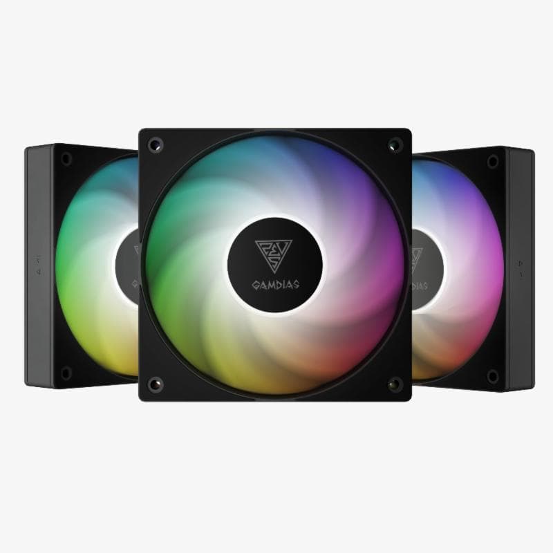 GAMDIAS NOTUS M1-1203 ARGB (BLACK) PWM FAN