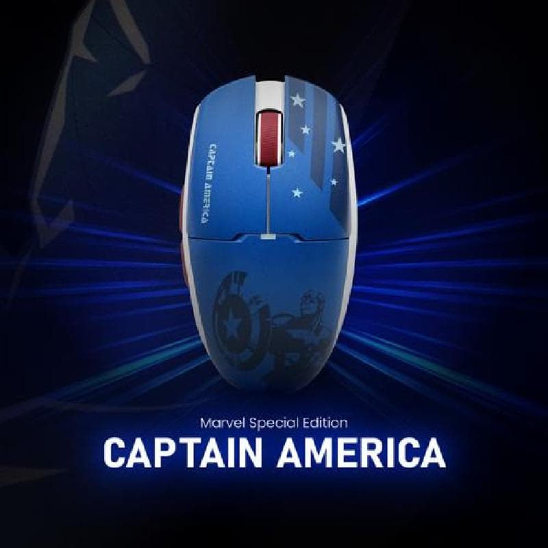 REXUS RIVA CAPTAIN AMERICA RX-120 Mouse Gaming Wireless Lightweight PAW3311