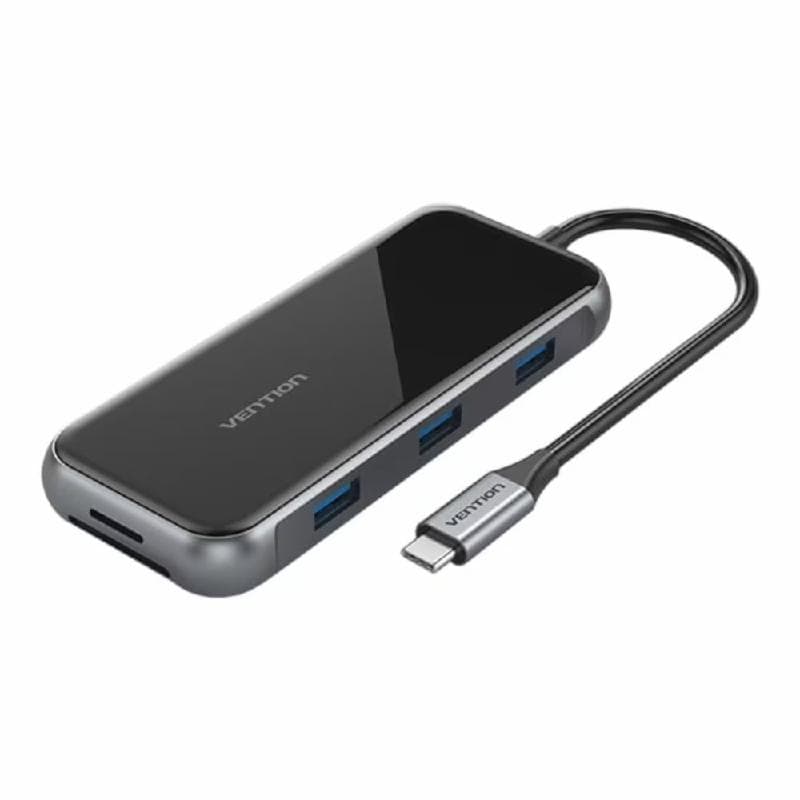 VENTION TFLHB Vention Hub Multiport 9in 1 Docking Station USB Type C To HDMI TRRS VGA PD 100W Acrylic Type - TFL -