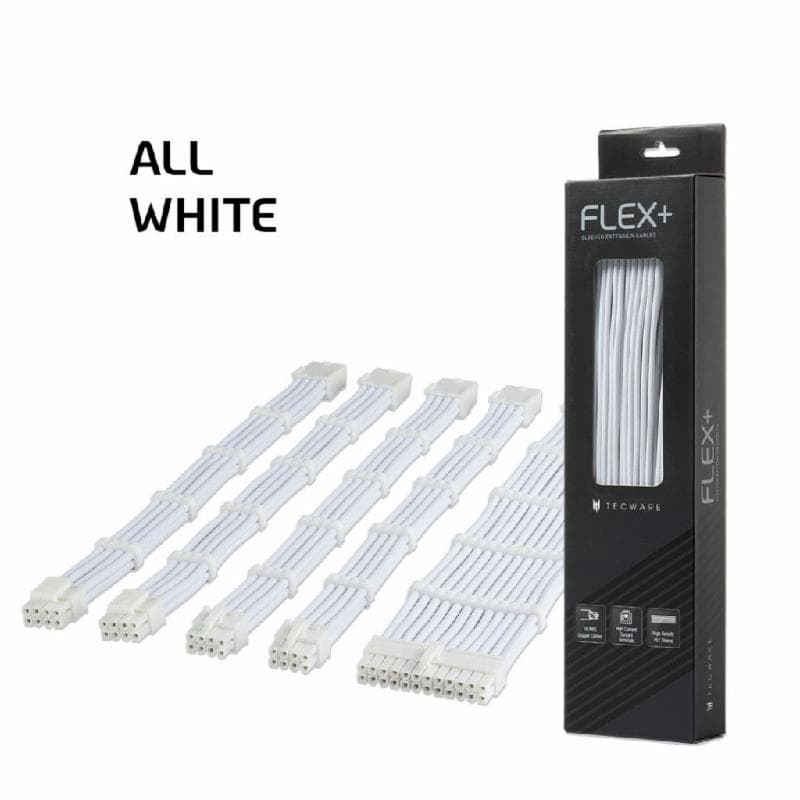 TECWARE FLEX+ PSU EXTENSION SET (WHITE)