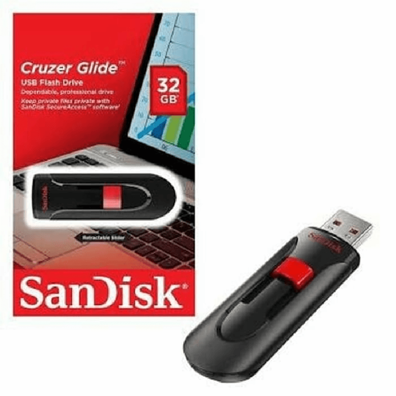SANDISK CRUZER GLIDE 32GB USB 3.0 Flashdisk