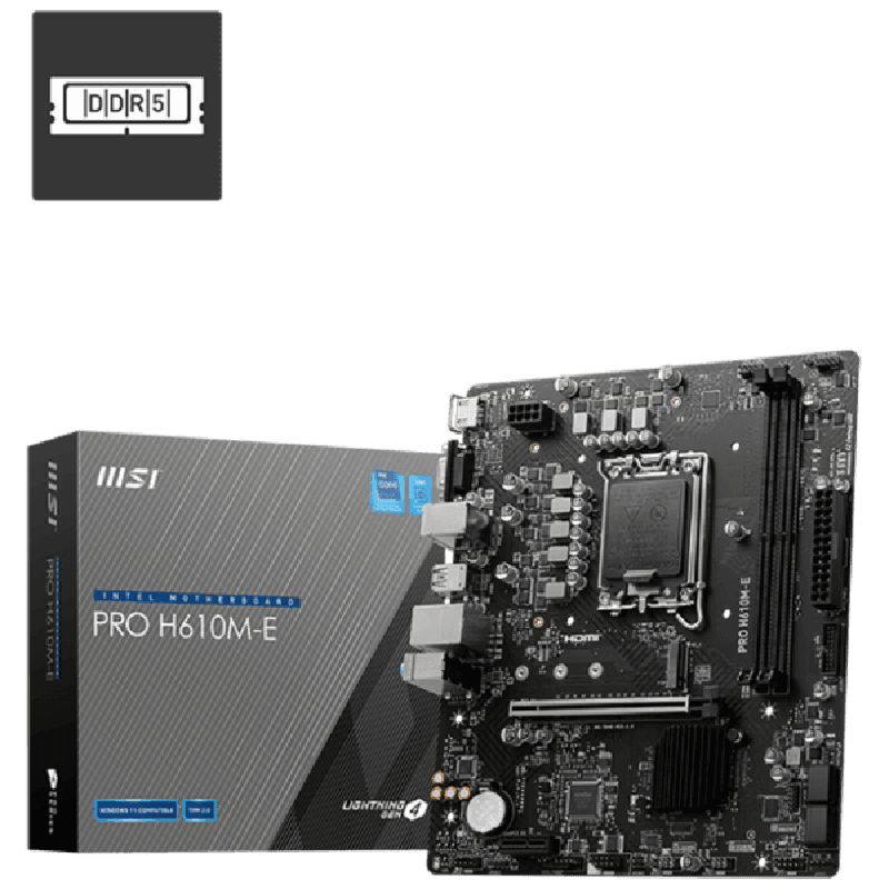 MSI PRO H610M-E DDR5 LGA 1700