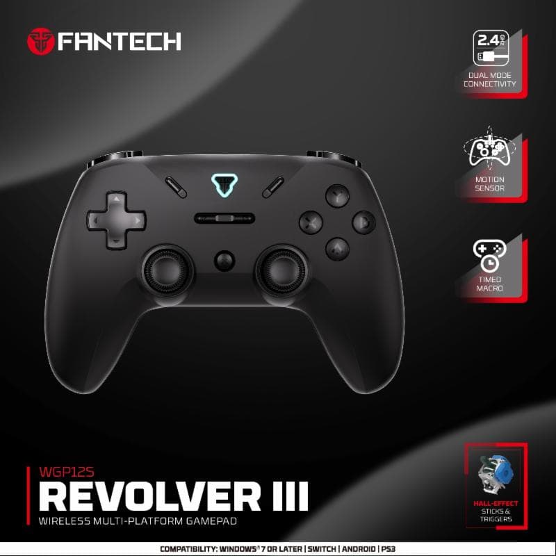 FANTECH REVOLVER III WGP12S (BLACK) GAMEPAD