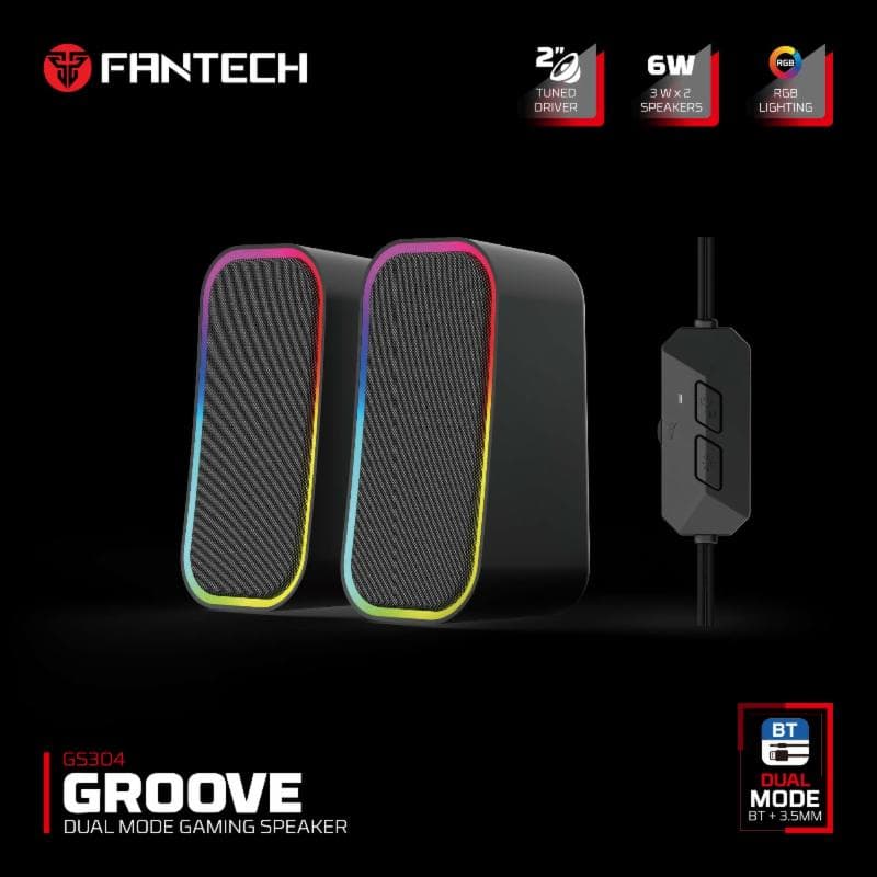 FANTECH GROOVE GS304 (BLACK) SPEAKER