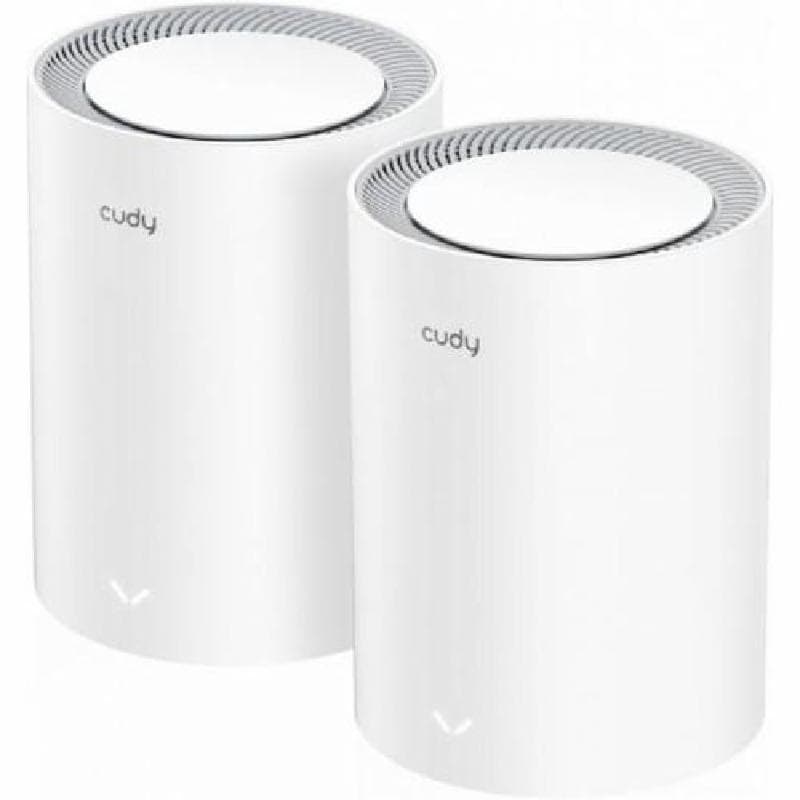 CUDY M3000 2 Pack Mesh WiFi 6 Router AX3000 Dual Band 2.5G