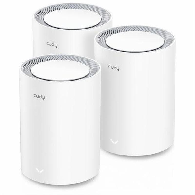 CUDY M3000 3 Pack Mesh WiFi 6 Router AX3000 Dual Band 2.5G