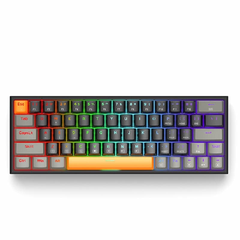 GAMEN TITAN 5 RGB (BLACK) RED SWITCH 60% MECHANICAL GAMING KEYBOARD