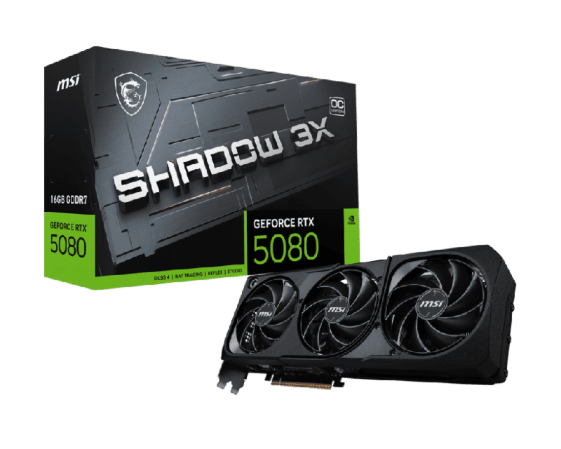 MSI GeForce RTX 5080 16G SHADOW 3X OC
