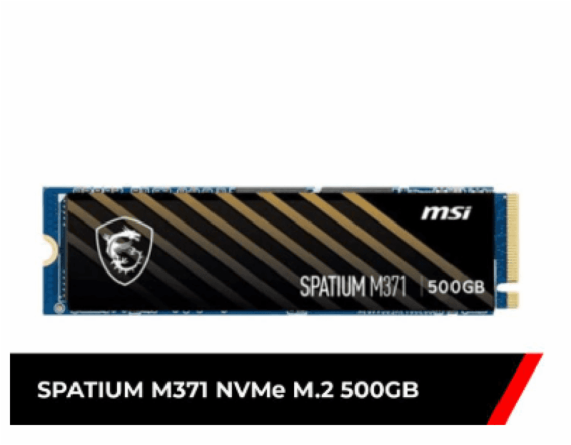 MSI SPATIUM M371 500GB PCIe 3.0 NVMe M.2 SSD (TRAY)