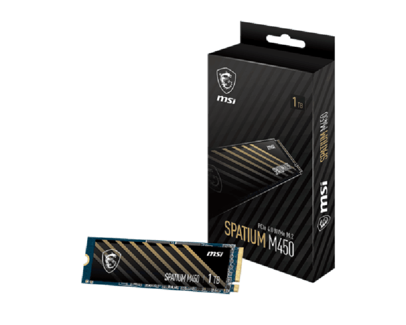 MSI SPATIUM M450 1TB V1 PCIe 4.0 NVMe M.2
