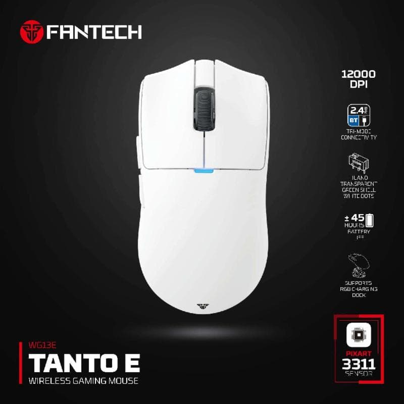 FANTECH TANTO E WG13E (WHITE) GAMING MOUSE
