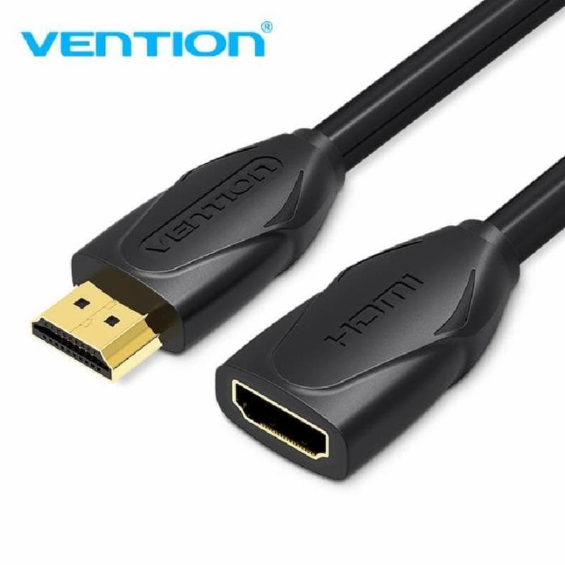 VENTION VAA-B06-B050 0.5M Extension KABEL HDMI Male to Female 4K@60Hz Copper Clad Steel Black