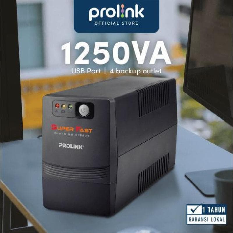 PROLINK PRO1250SFCU UPS 1250VA with USB Port