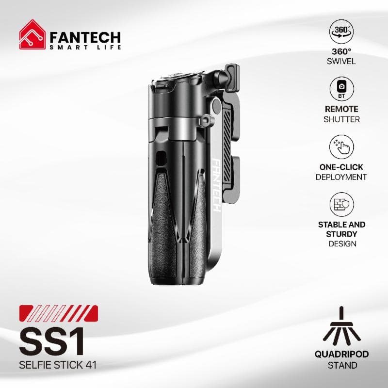 FANTECH SS141 SELFIE STIK PHONE ACCESORIES BLACK