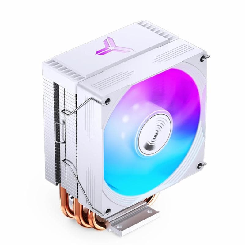 JONSBO CR-1300 EVO FRGB (White) Single Tower 90mm 3Heatpipe Air Cooler