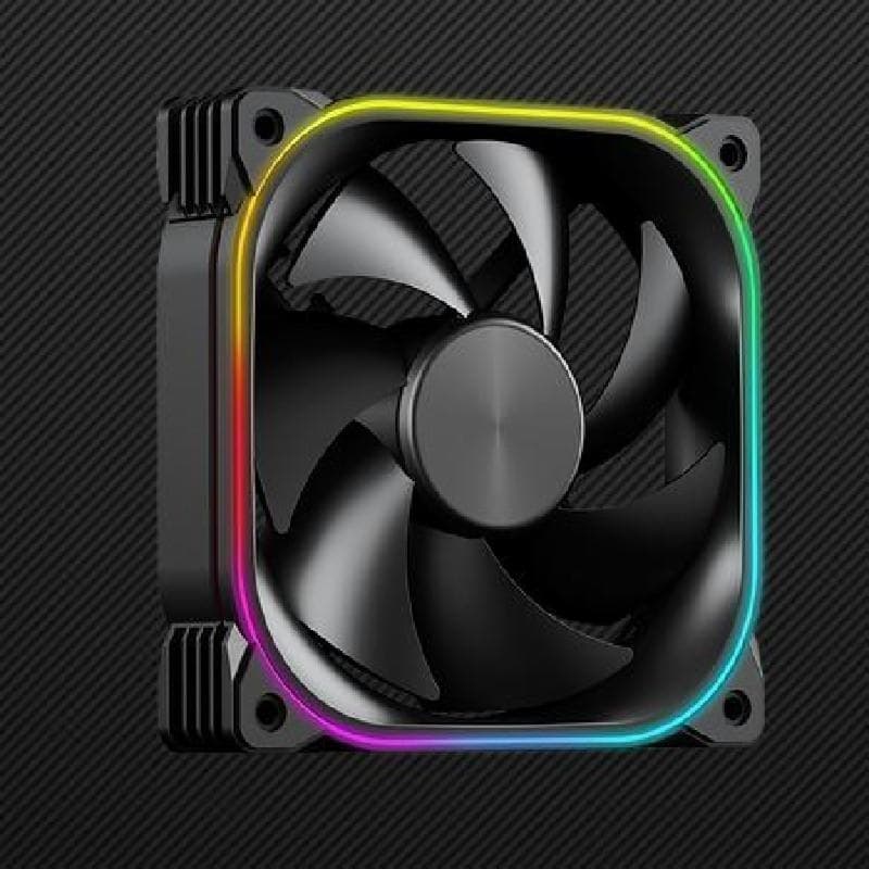 TECWARE TOPAN QUAD ARGB (Black) Forward 120mm AX PWM Single Fan Pack