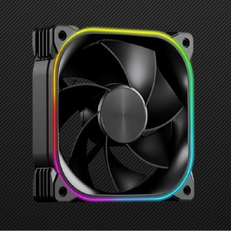 TECWARE TOPAN QUAD ARGB (Black) Reversed 120mm RX PWM Single Fan Pack