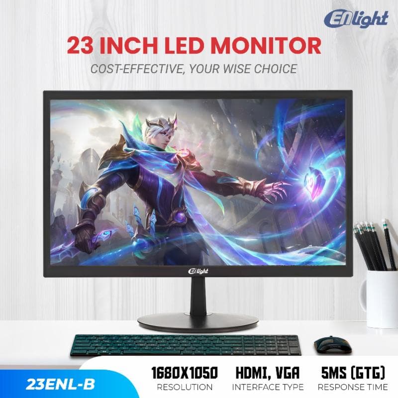 ENLIGHT 23ENL-B 23" VA 1680x1050 75Hz Monitor