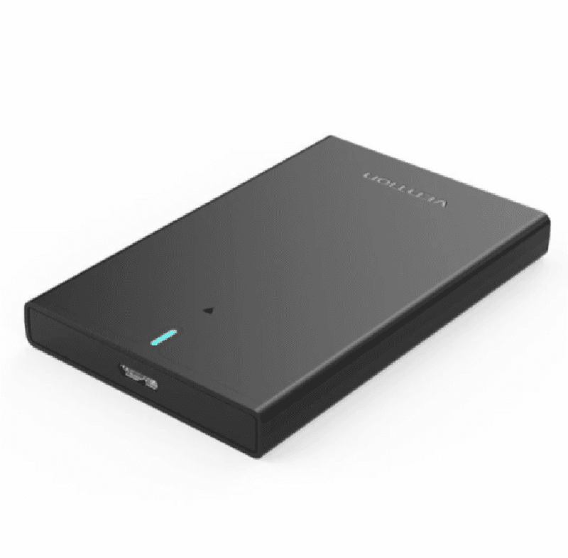VENTION KPAB0 SSD Enclosure 2.5 Inch SATA Hard Drive (USB 3.0 Micro-B) Black