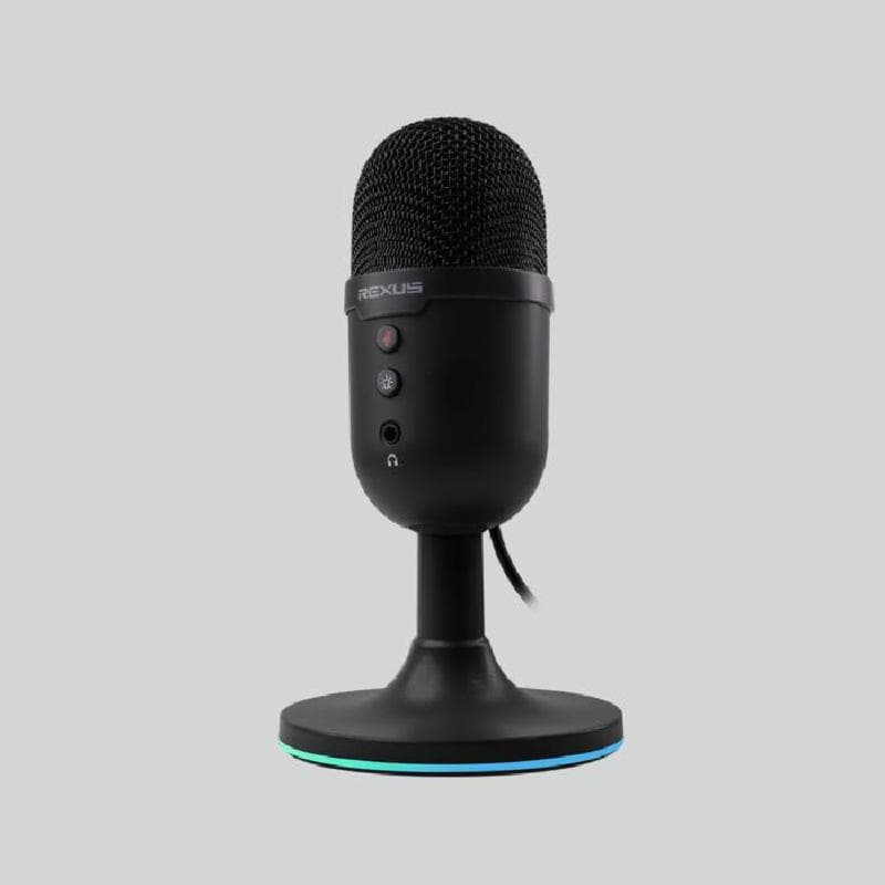 REXUS DM2 XORA II (BLACK) Microphone Condenser RGB Light Effect