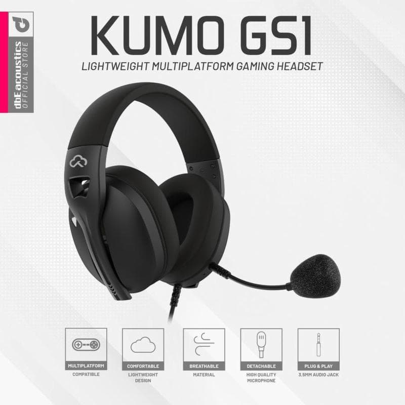 dbE KUMO GS1 Jack 3.5mm MultiPlatform Headset Gaming