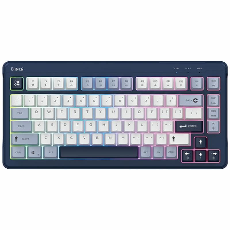 GAMEN GK210 (BLUE) MEMBRANE GAMING KEYBOARD 82KEY