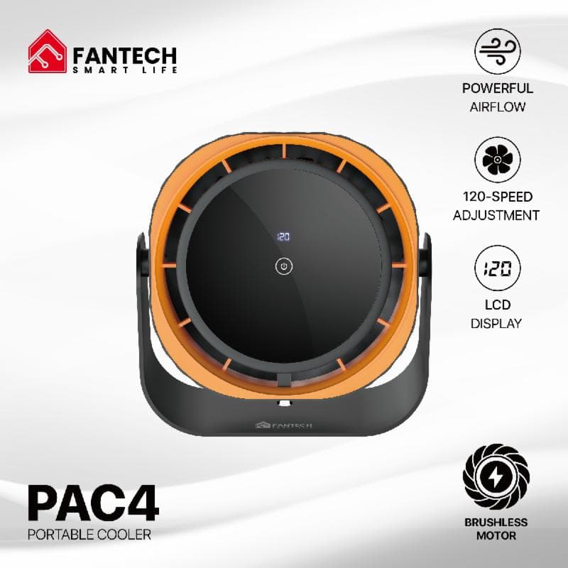FANTECH PAC4 (BLACK) KIPAS PORTABLE COOLER