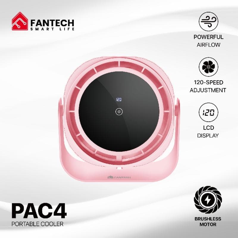 FANTECH PAC4 (PINK) KIPAS PORTABLE COOLER