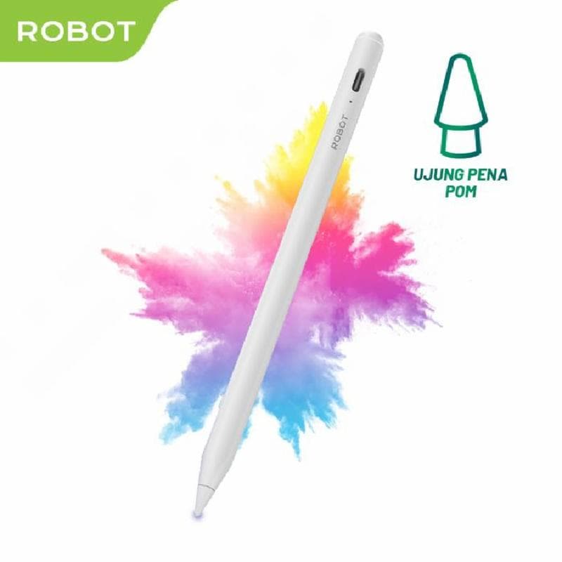 ROBOT RSP10 (White) Universal Capacitive Stylus Pen for Mobile Tablet