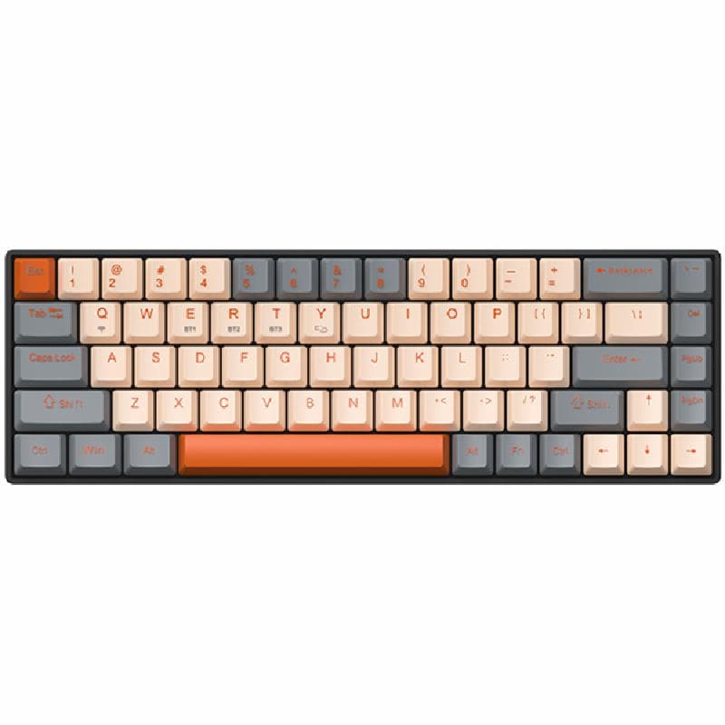 GAMEN TITAN EVO (Grey) Mechanical Keyboard RGB Light Wireless 3in1 Connection 60% Layout